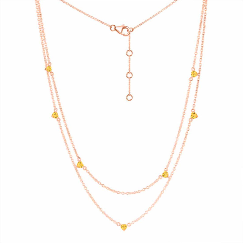 Citrine Necklace CIT-RDN-388.