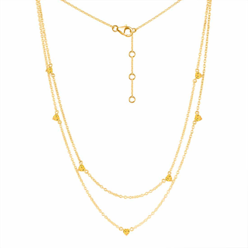 Citrine Necklace CIT-RDN-388.