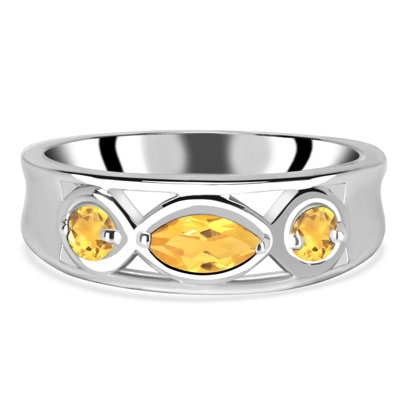 Citrine Ring CIT-RDR-29.