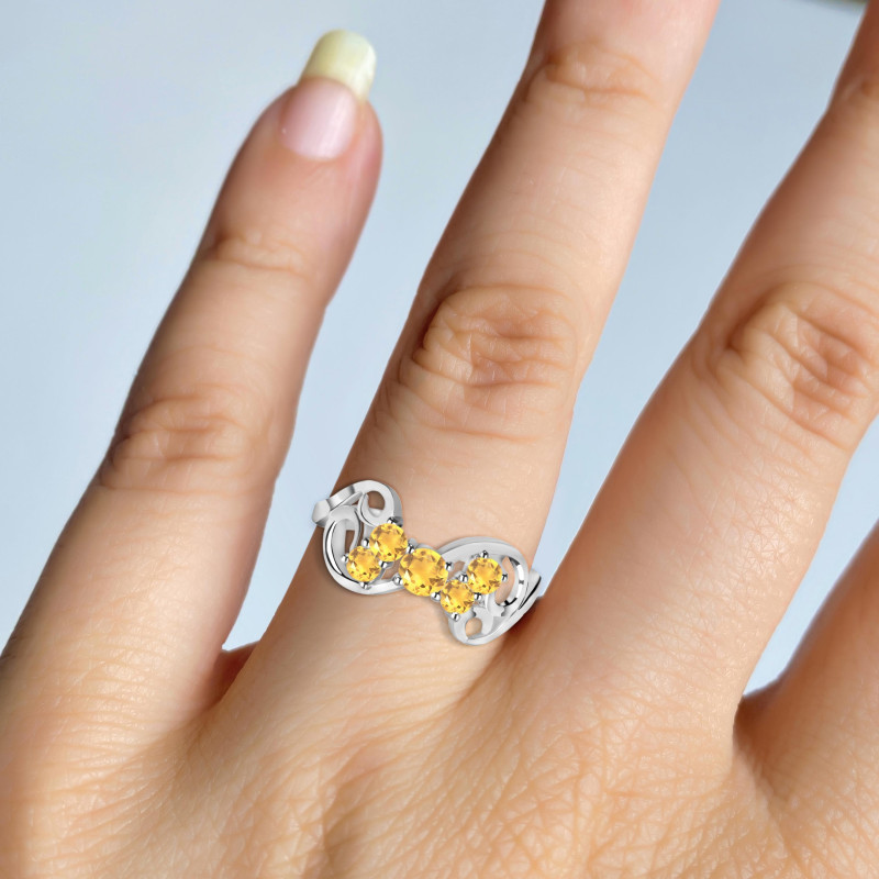 Citrine Ring CIT-RDR-40.