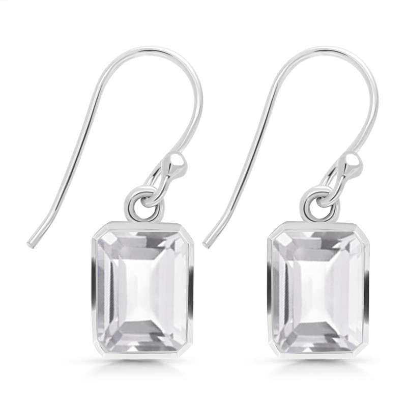 Crystal Quartz Earring CST-RDE-1328.