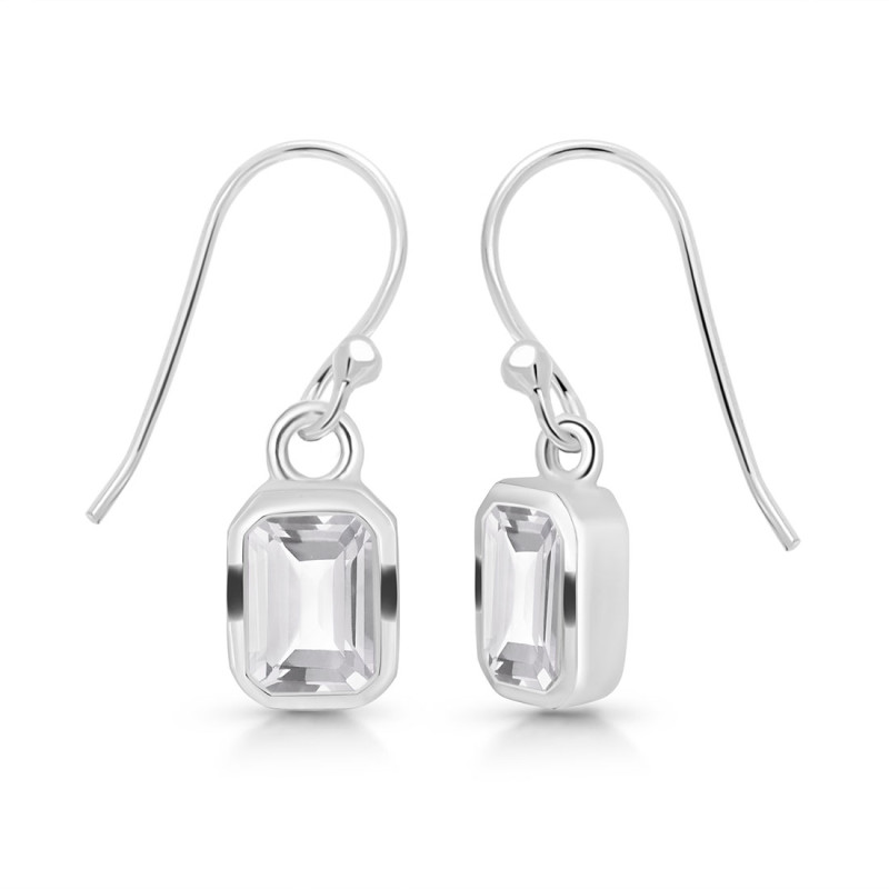 Crystal Quartz Earring CST-RDE-550.