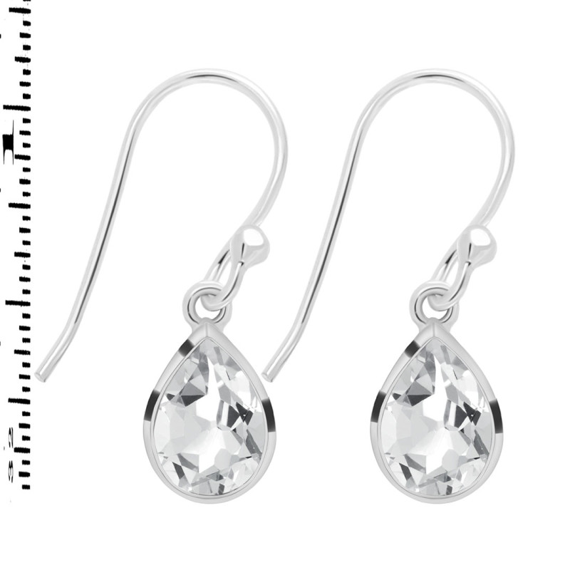 Crystal Quartz Earring CST-RDE-1639.