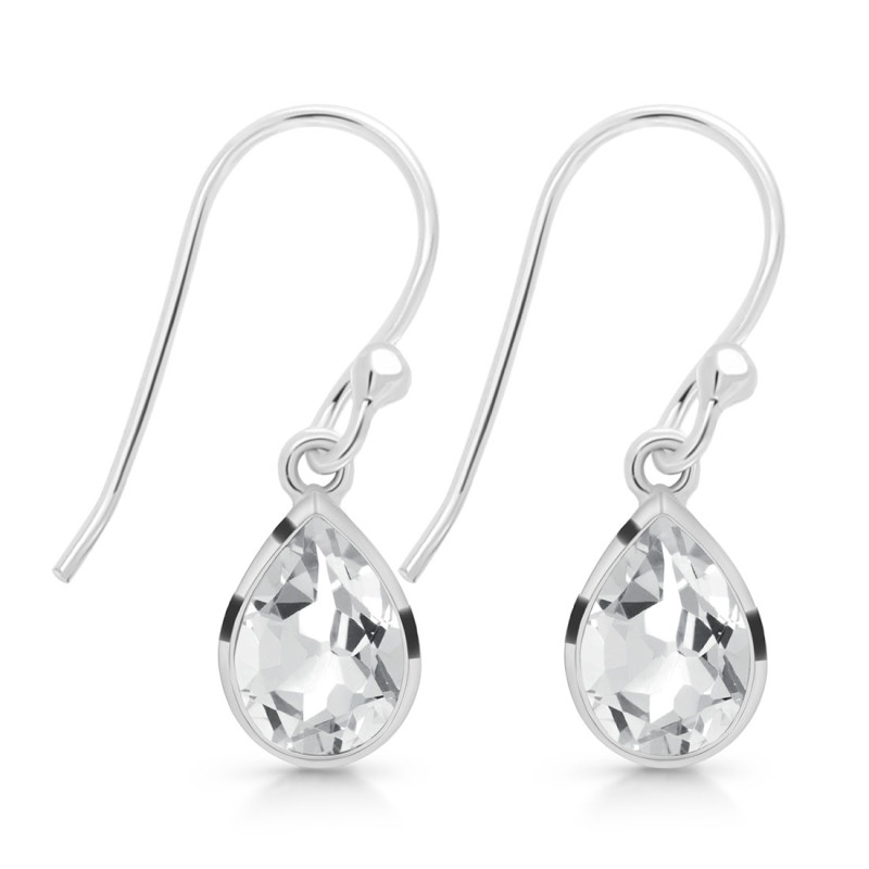 Crystal Quartz Earring CST-RDE-1639.