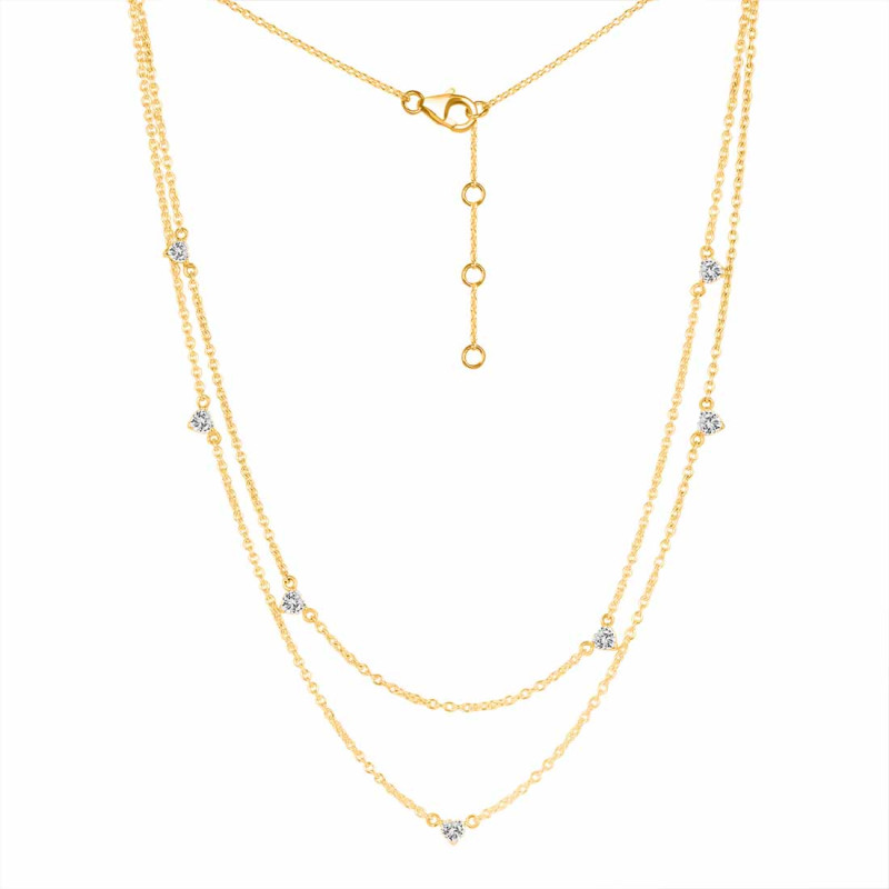 Crystal Necklace CST-RDN-388.