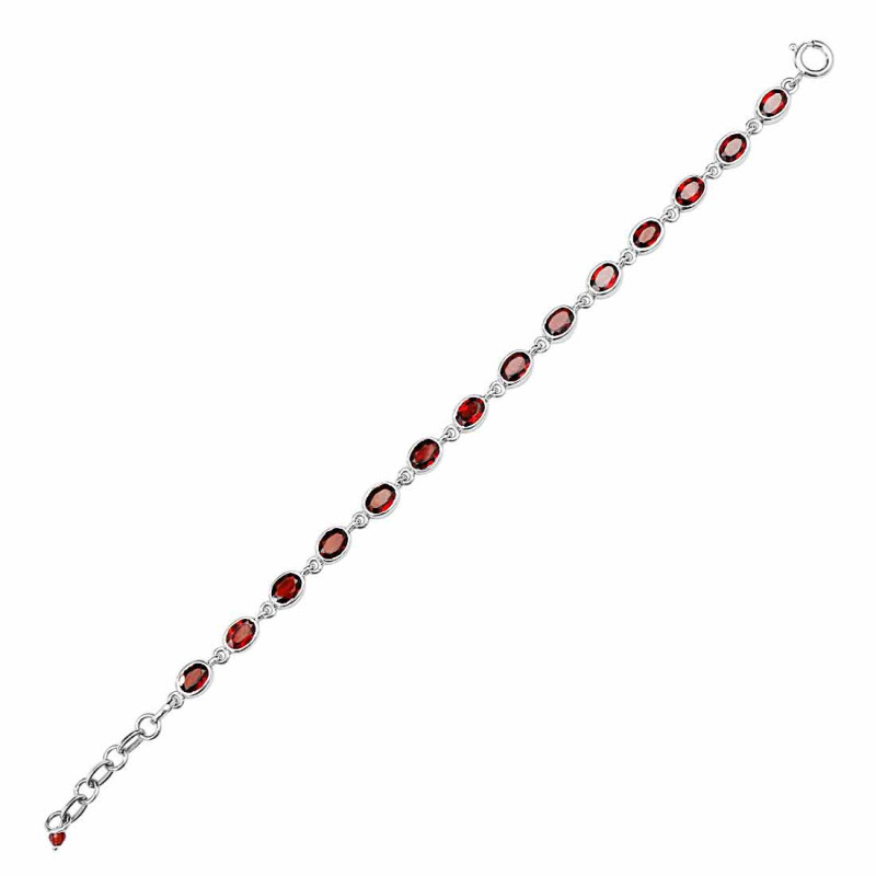 Garnet Bracelet GAR-RDB-113-CUT.