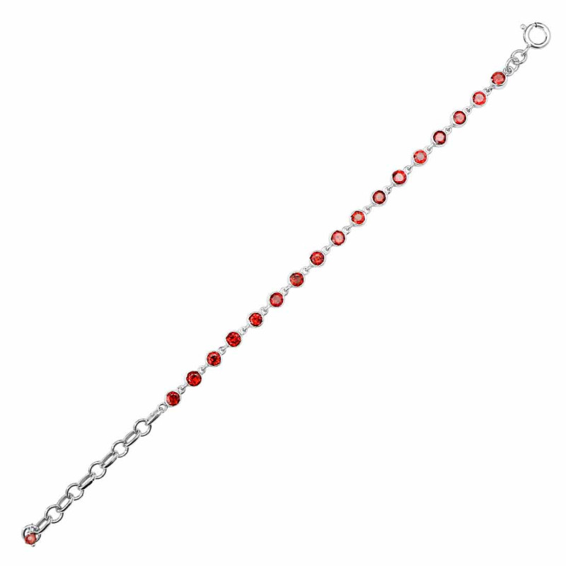 Garnet Bracelet GAR-RDB-116-CUT.