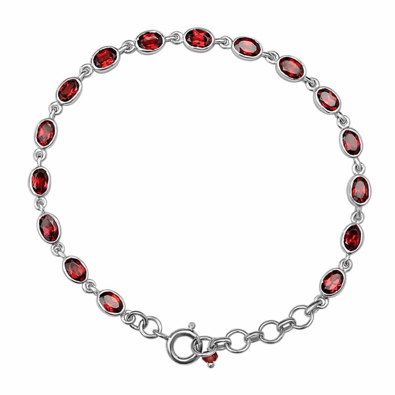 Garnet Bracelet GAR-RDB-117-CUT.