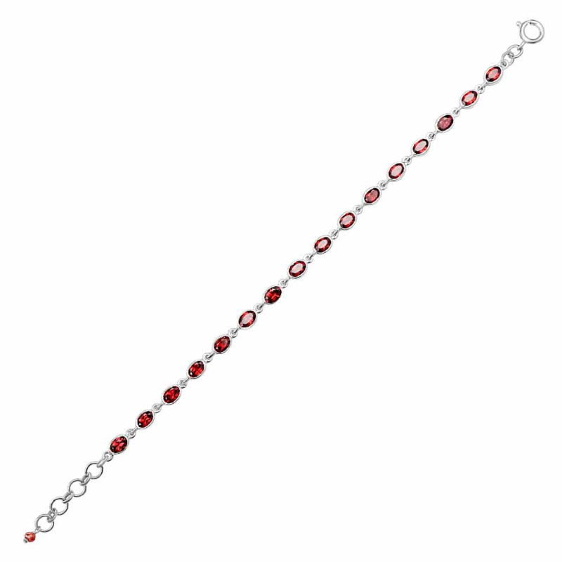Garnet Bracelet GAR-RDB-117-CUT.