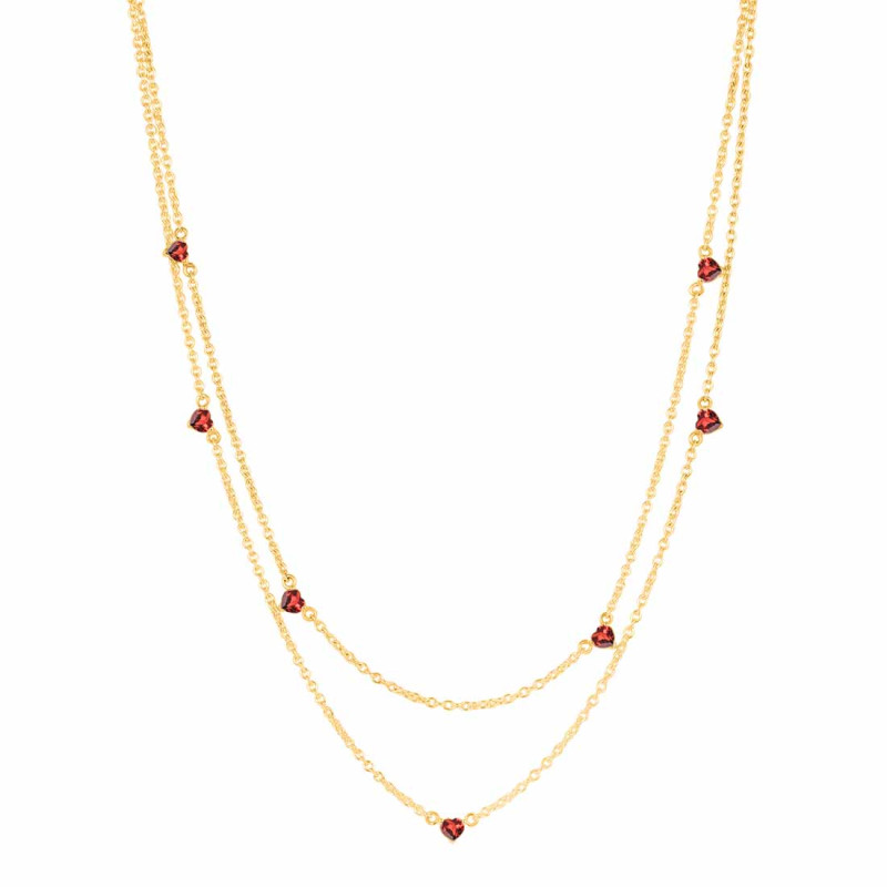 Garnet Necklace GAR-RDN-388.