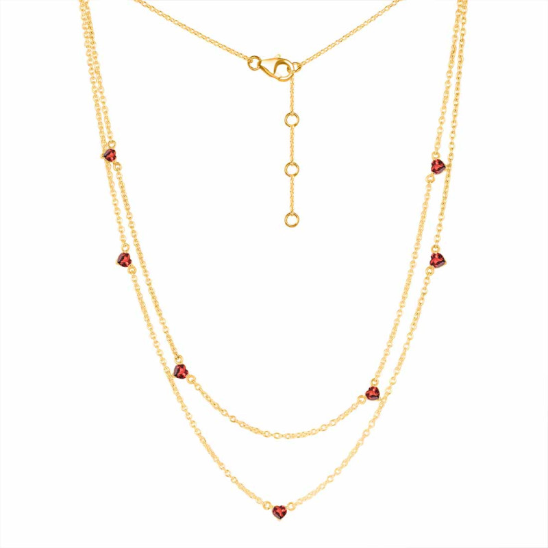 Garnet Necklace GAR-RDN-388.