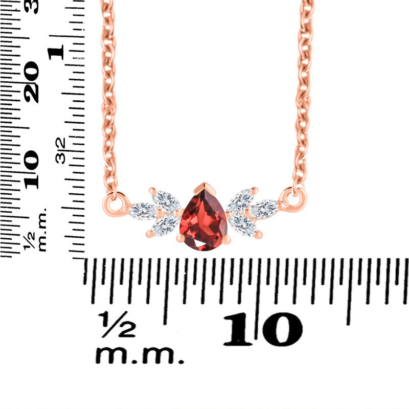 Garnet Necklaces GAR-RDN-471.