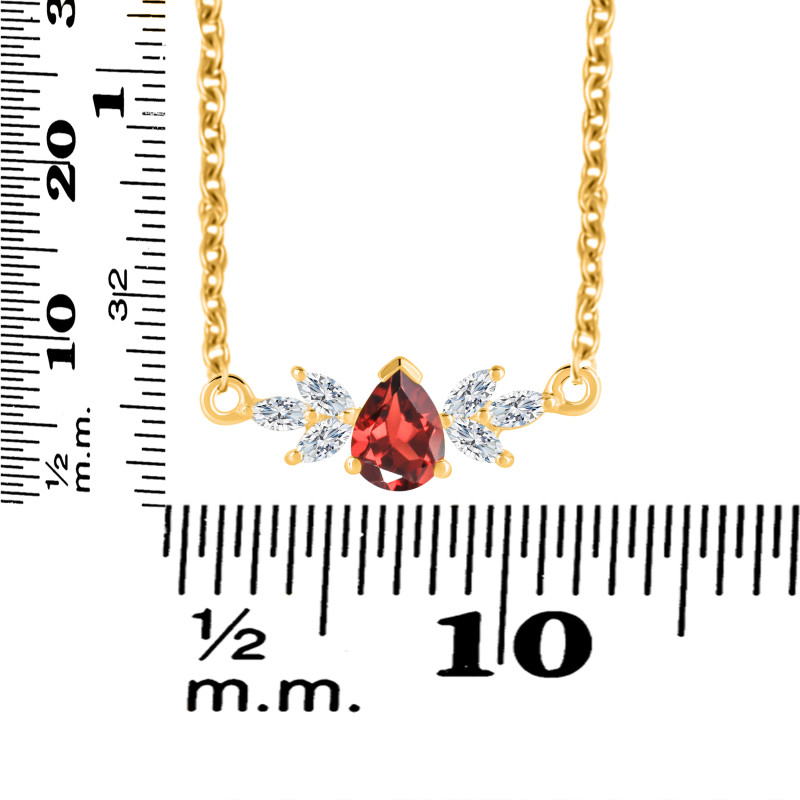Garnet Necklaces GAR-RDN-471.