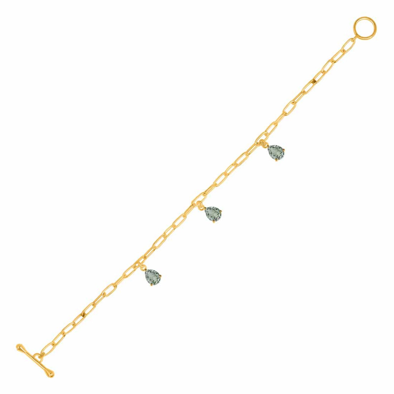 Green Amethyst Bracelet GRA-RDB-171.