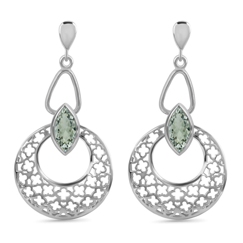 Green Amethyst Earring GRA-RDE-64.