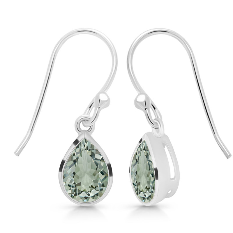 Green Amethyst Earring