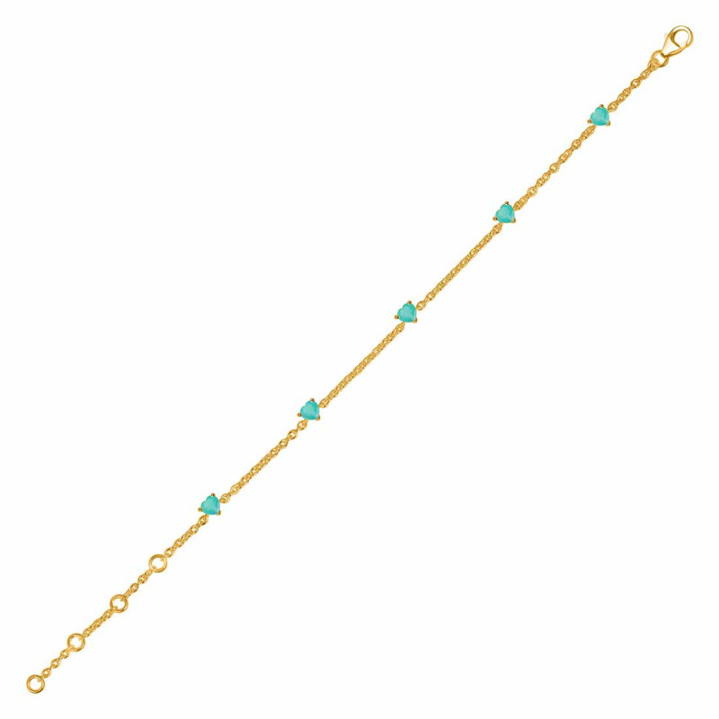 Green Onyx Bracelet GRO-RDB-169.