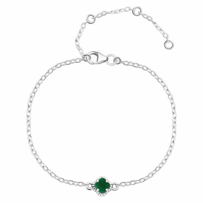 Green Onyx Bracelet GRO-RDB-225.