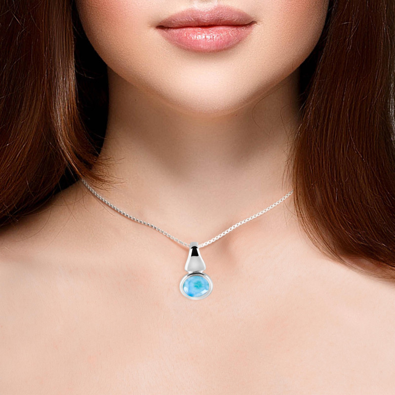 Larimar Pendant LAR-RDP-144.