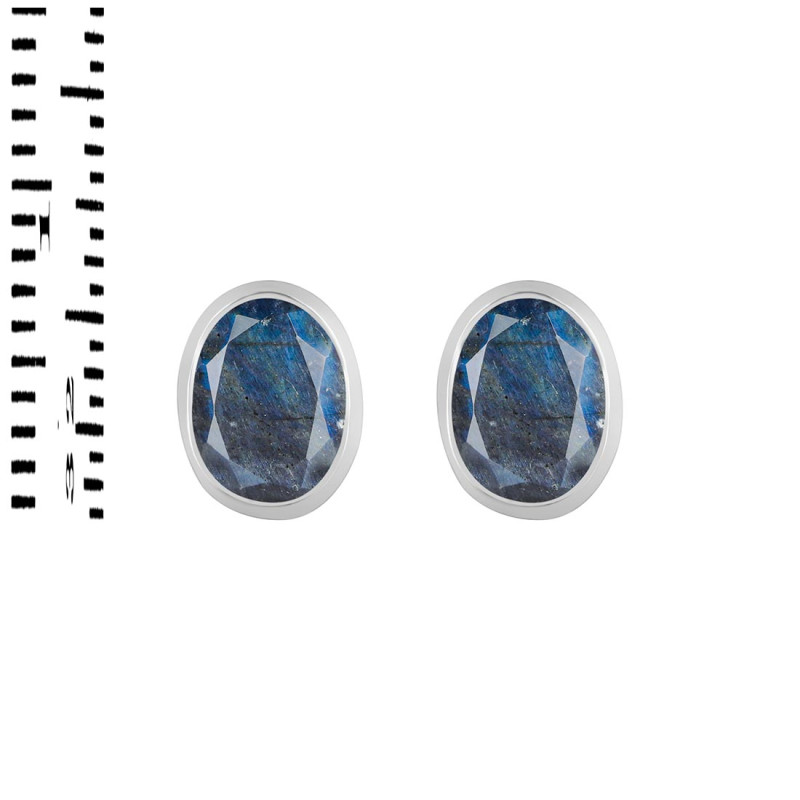 Labradorite Stud Earring LBD-RDE-1374.