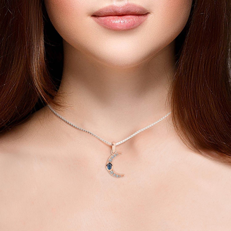 Labradorite & White Topaz Pendant LBD-RDP-691.