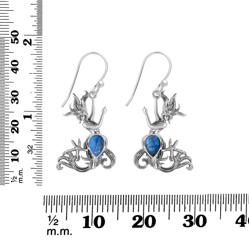 Labradorite Mermaid Earring LBD-RUE-61.