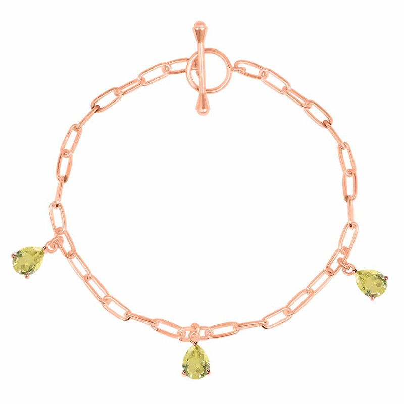 Lemon Quartz Bracelet LEM-RDB-171.