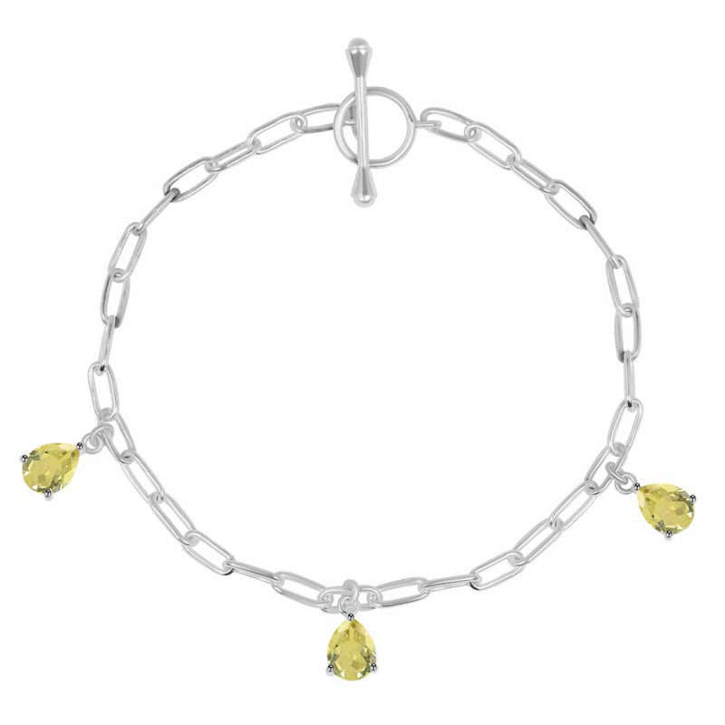 Lemon Quartz Bracelet LEM-RDB-171.