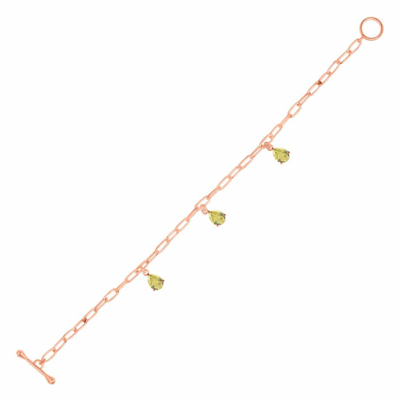 Lemon Quartz Bracelet LEM-RDB-171.