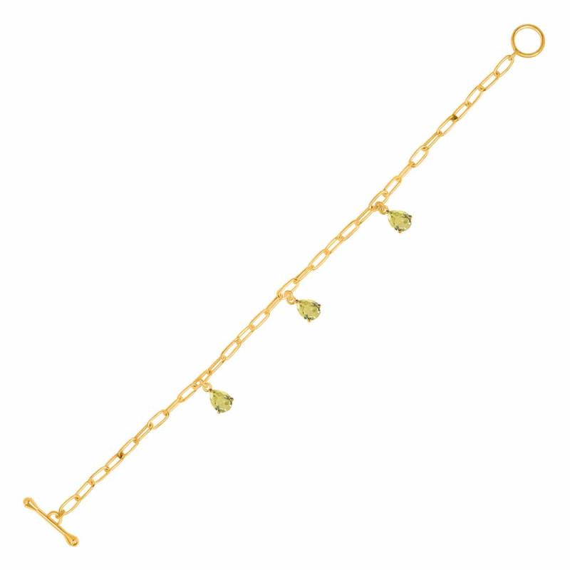 Lemon Quartz Bracelet LEM-RDB-171.