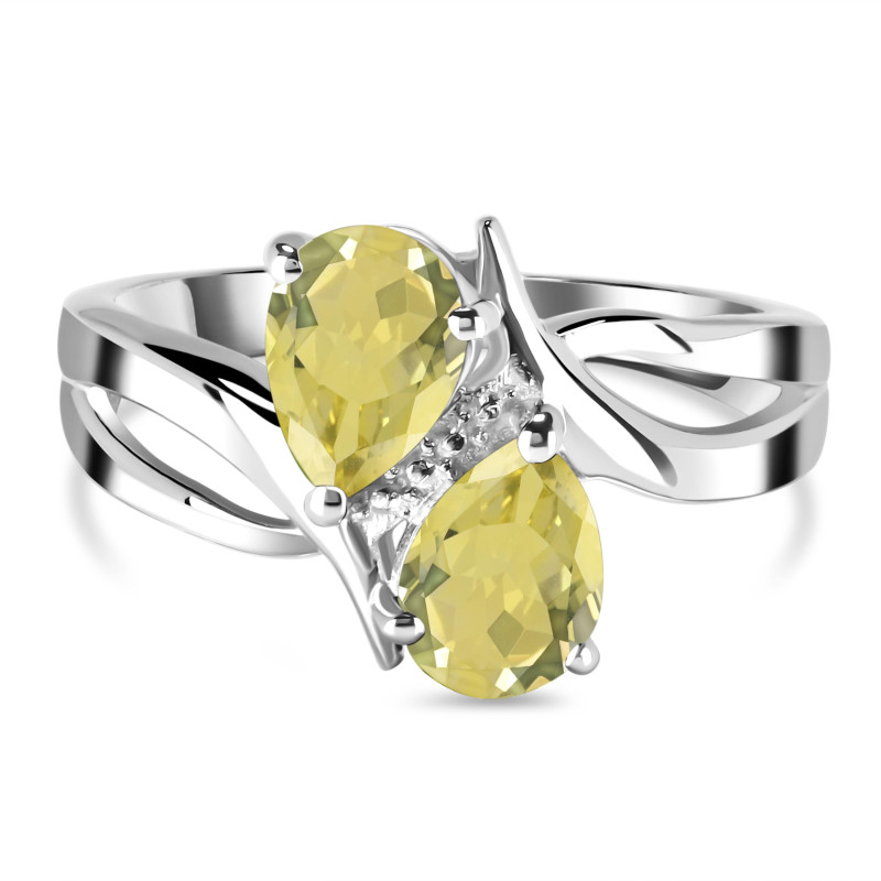 Lemon Quartz Ring LEM-RDR-12.