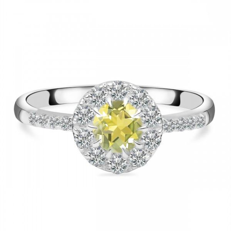 Lemon Quartz Ring LEM-RDR-2281.