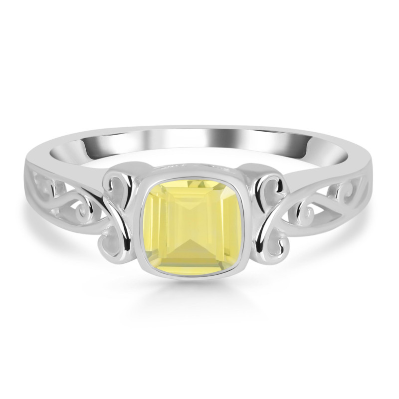 Lemon Quartz Ring LEM-RDR-2840.