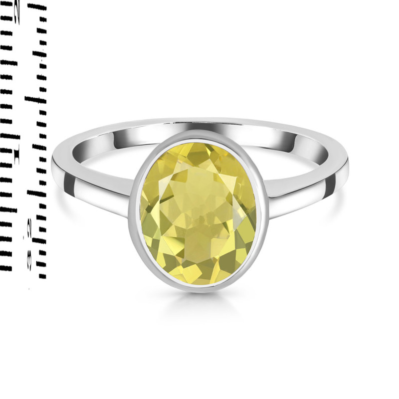 Lemon Quartz Ring LEM-RDR-1623.