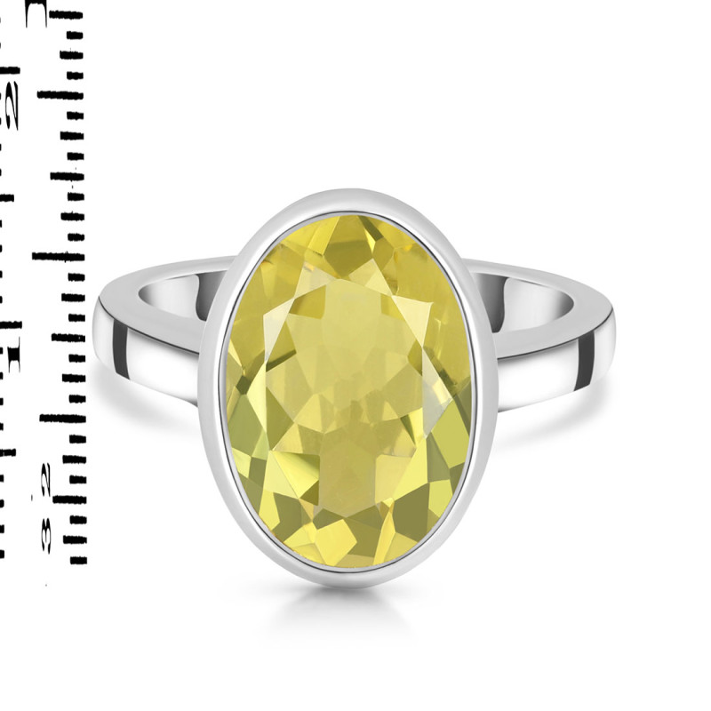 Lemon Quartz Ring LEM-RDR-1892.
