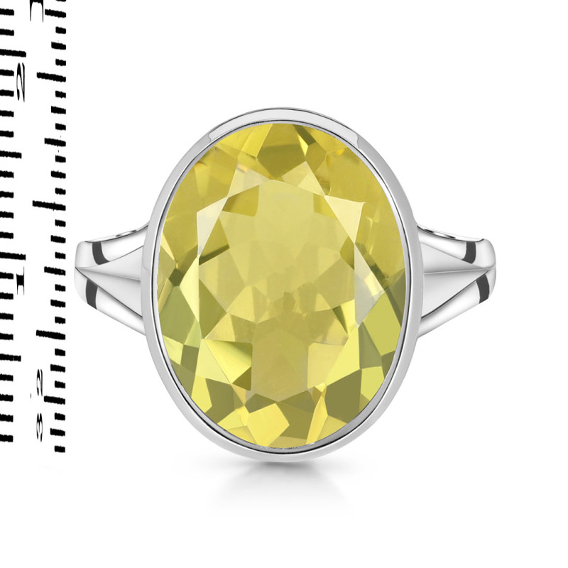 Lemon Quartz Ring LEM-RDR-1897.