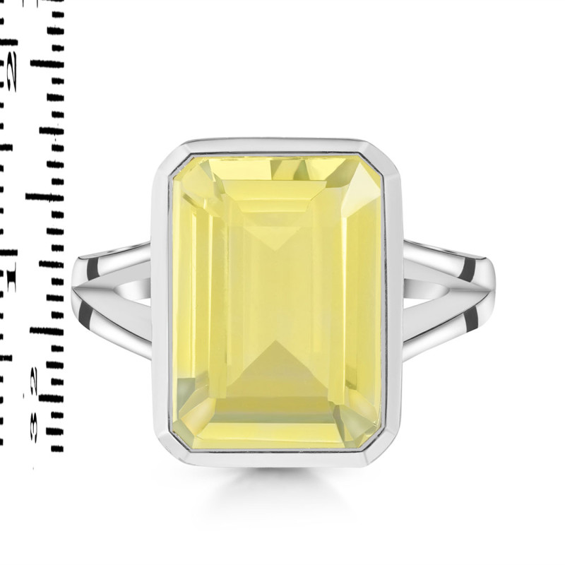 Lemon Quartz Ring LEM-RDR-1917.