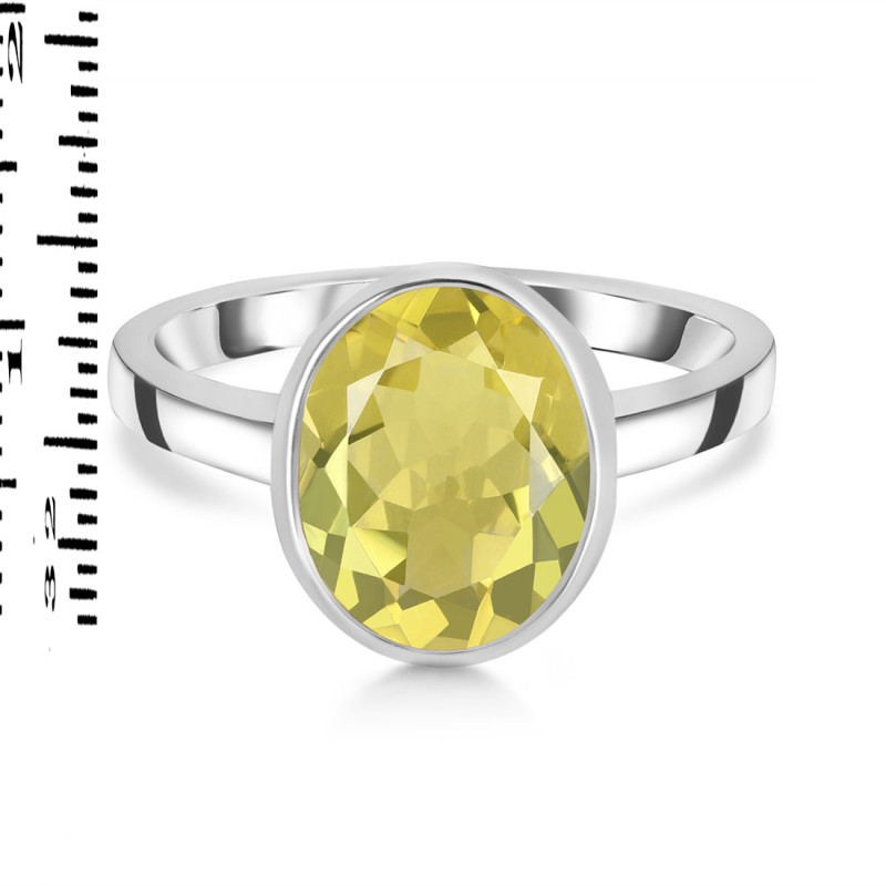 Lemon Quartz Ring LEM-RDR-1924.