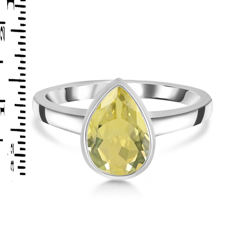 Lemon Quartz Ring LEM-RDR-2763.
