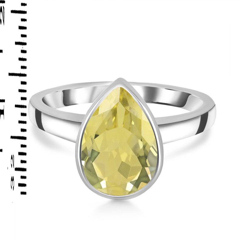 Lemon Quartz Ring LEM-RDR-2764.