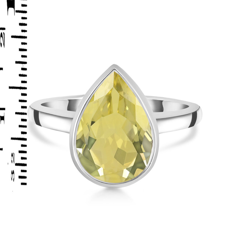 Lemon Quartz Ring LEM-RDR-2852.