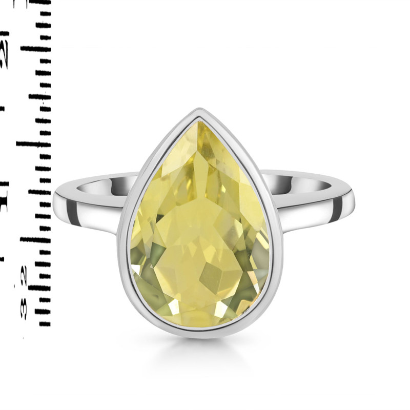 Lemon Quartz Ring LEM-RDR-2853.