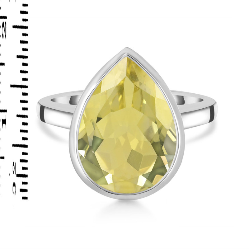 Lemon Quartz Ring LEM-RDR-2855.