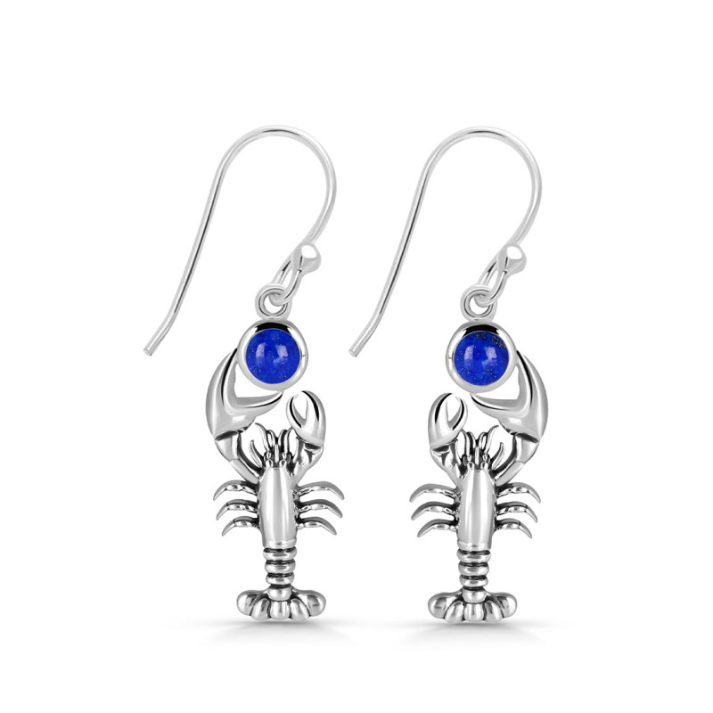 Lapis Lobster Earring LLP-RUE-45.