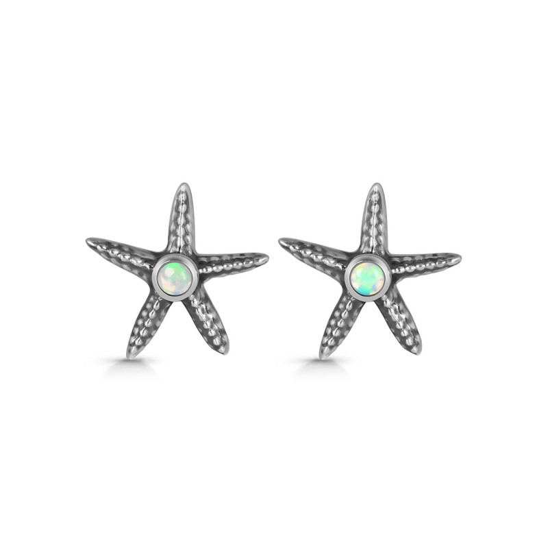 Opal Star Fish Stud Earring OPL-RUE-2.