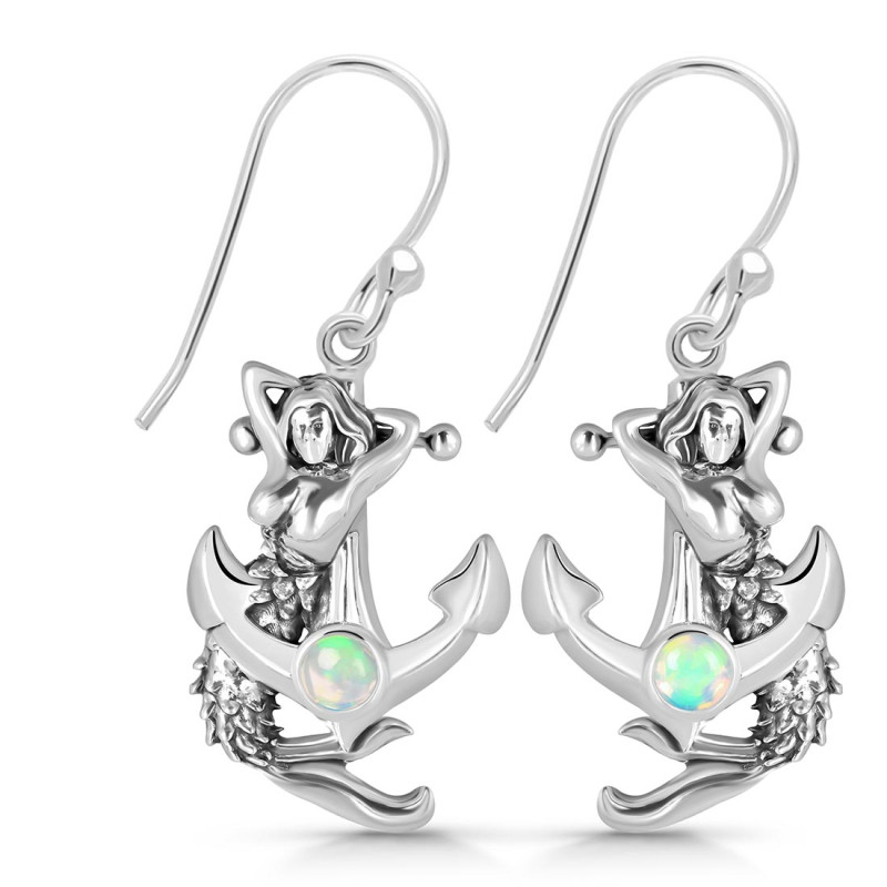 Opal Mermaid Earring OPL-RUE-9.