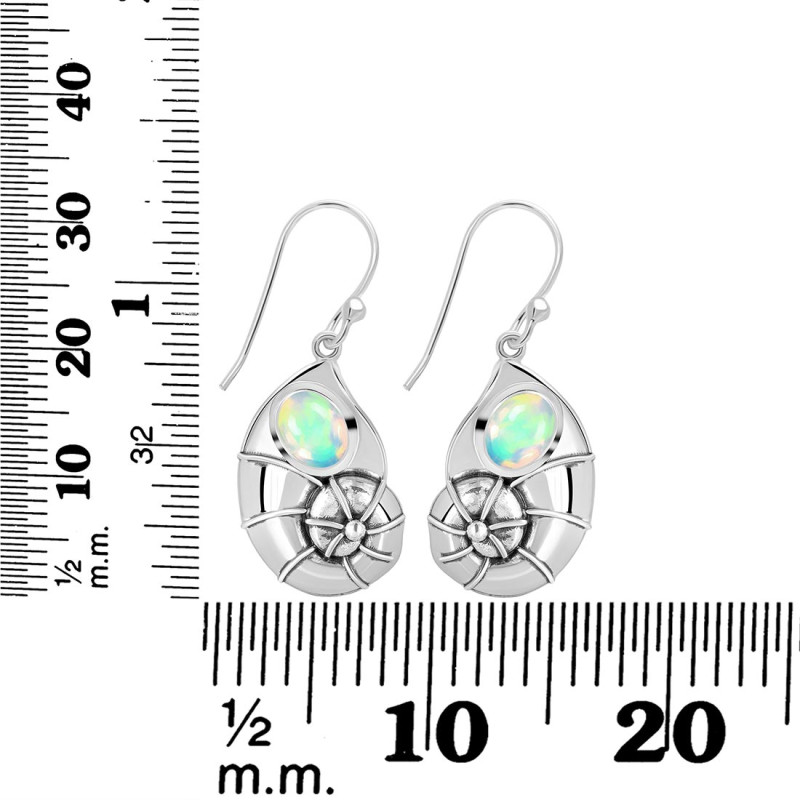 Opal Snail Earring OPL-RUE-18.