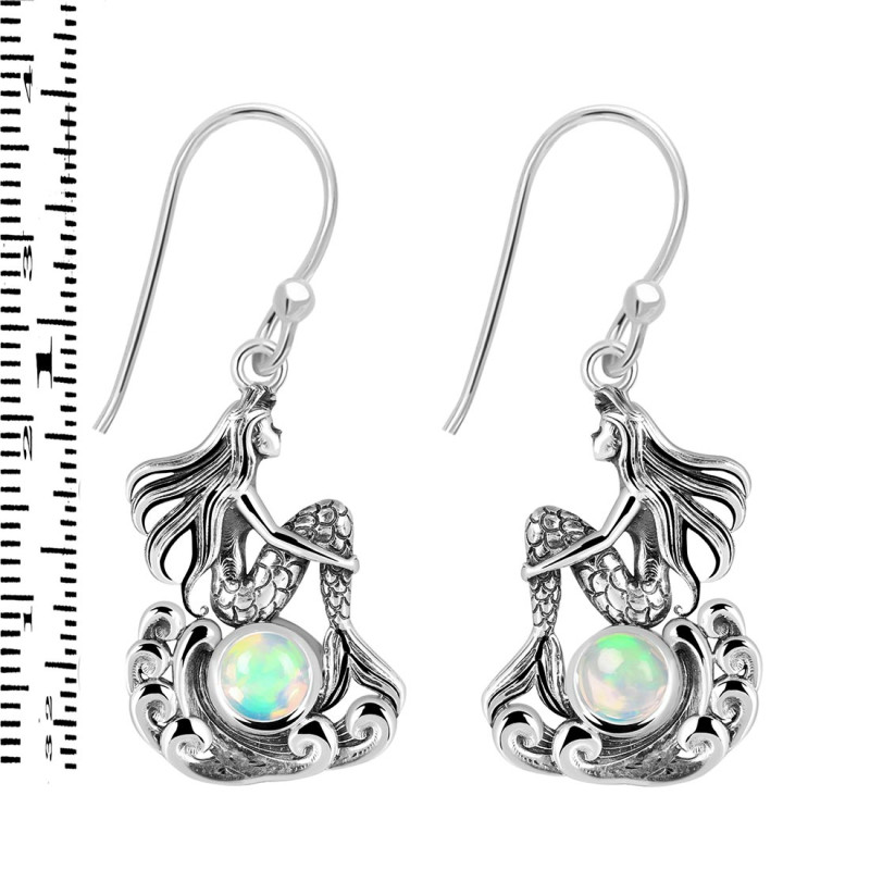 Opal Mermaid Earring OPL-RUE-36.