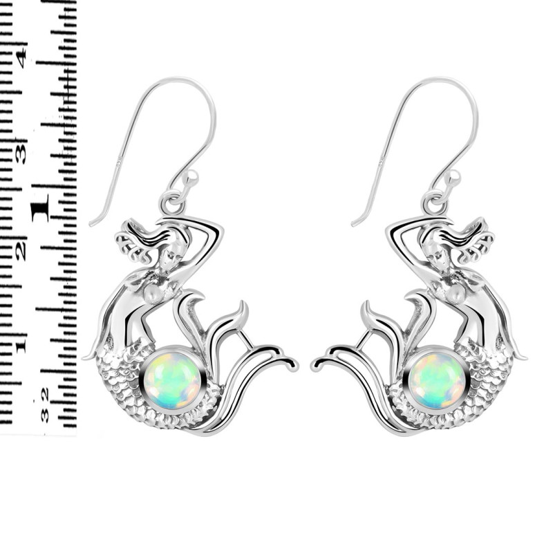 Opal Mermaid Earring OPL-RUE-39.