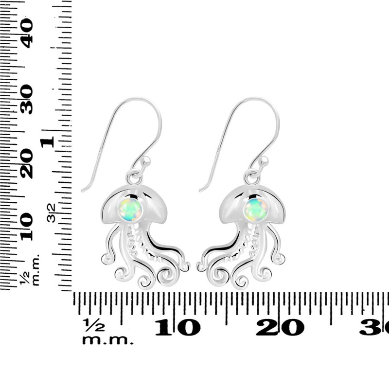 Opal Jelly Fish Earring OPL-RUE-47.